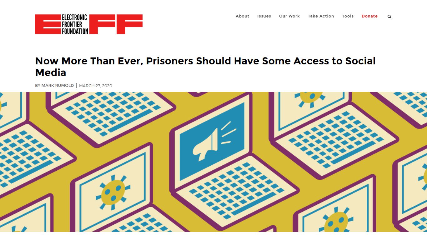 Now More Than Ever, Prisoners Should Have Some Access to Social Media